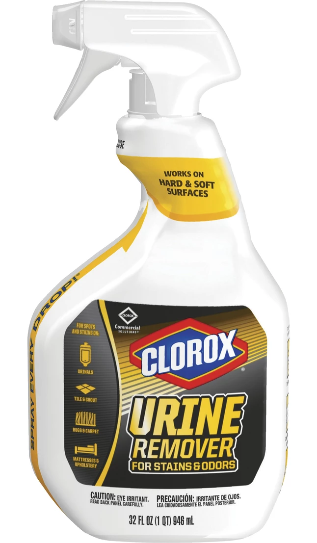 CloroxPro Urine Remover, 32 Ounce Trigger Spray, White 3 CloroxPro Urine Remover, 32 Ounce Trigger Spray, White