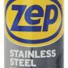 Zep Stainless Steel Polish, 14 Fluid Ounces, Chrome/Black