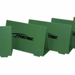 Sportime Foldable Training Hurdles, 11-13/16 Inch, Green, Set Of 5