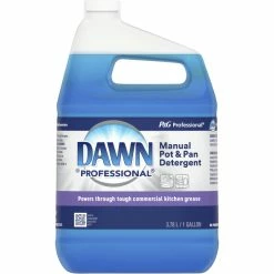 Dawn Manual Pot And Pan Dishwashing Liquid, 1 Gallon, Original Blue
