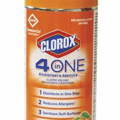 Clorox 4-in-One Disinfectant Spray, 14 Ounce Can, Citrus Scent