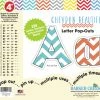 Barker Creek Letter Pop-Outs, 4 Inch, Beautiful Chevrons, Set Of 255 -schoolspecialty store 1497763 A ecommfullsize