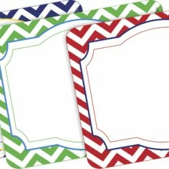 Barker Creek Nautical Chevron Name Badges, 3-1/2 X 2-3/4 Inches, Set Of 45
