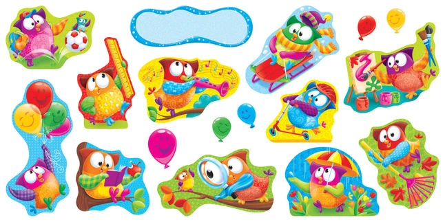 TREND Enterprises, Inc. Trend Enterprises Owl-Stars Bulletin Board, Set Of 17 3 TREND Enterprises, Inc. Trend Enterprises Owl-Stars Bulletin Board, Set Of 17