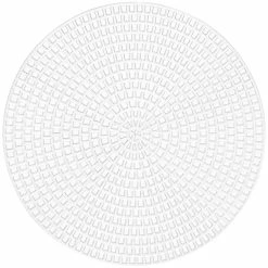 *Non-Branded Plastic Canvas Circle, 4.25" -- Pack Of 8