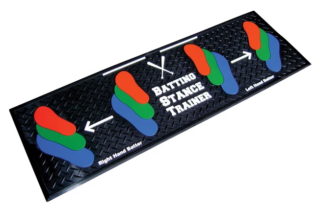 Poly Enterprises Batting Stance Trainer Mat, 17-1/2 X 52-1/2 Inches, Poly Molded Vinyl 3 Poly Enterprises Batting Stance Trainer Mat, 17-1/2 X 52-1/2 Inches, Poly Molded Vinyl