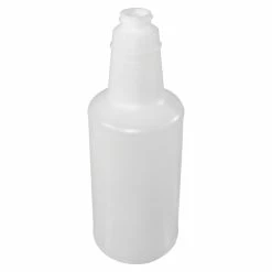 Genuine Joe Cleaner Dispenser Plastic Bottle Pack, 32 Ounces, Translucent, Pack Of 12