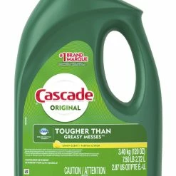 Cascade Gel Dishwasher Detergent, 120 Oz, Lemon, Pack Of 4