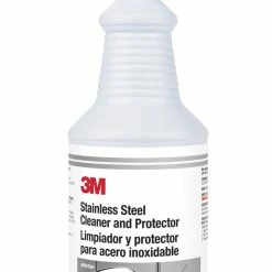 3M Company 3M Stainless Steel Cleaner & Protector With Scotchgard, Quart Size Bottles, Case Of 6