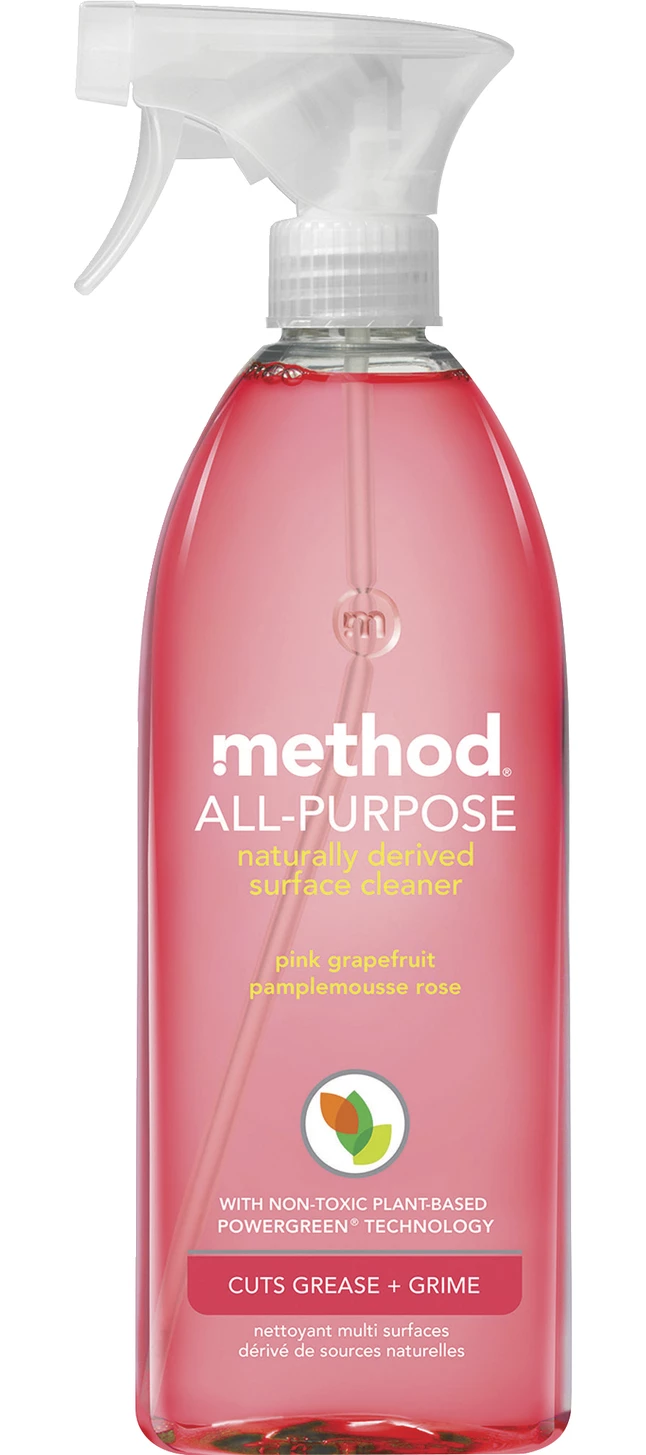 Method Products All-Purpose Natural Surface Cleaner, 28 Ounces, Pink Grapefruit 3 Method Products All-Purpose Natural Surface Cleaner, 28 Ounces, Pink Grapefruit