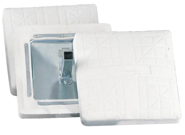 Champion Sports Champion Pro Anchored Base With Bolted Stanchion Pan, Set Of 3, White 3 Champion Sports Champion Pro Anchored Base With Bolted Stanchion Pan, Set Of 3, White