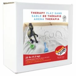 Sandtastik Therapy Play Sand, 25 Pounds, White