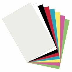 Pacon Craft Plastic Art Sheets, 11 X 17 Inches, Assorted Colors, Set Of 8