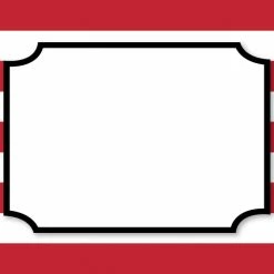 Barker Creek Name Tags, Wide Stripes, 3-1/2 X 2-3/4 Inches, Pack Of 45 -schoolspecialty store 1569891 B ecommfullsize