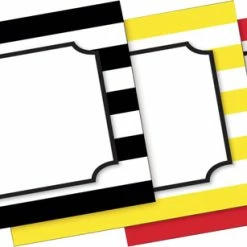 Barker Creek Name Tags, Wide Stripes, 3-1/2 X 2-3/4 Inches, Pack Of 45 -schoolspecialty store 1569891 C ecommfullsize