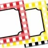 Barker Creek Name Tags, Buffalo Plaid, 3-1/2 X 2-3/4 Inches, Pack Of 45 -schoolspecialty store 1569892 ecommfullsize