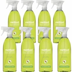 Method Lime All-purpose Surface Cleaner, 28 Ounces, Lime Sea Salt, Pack Of 8