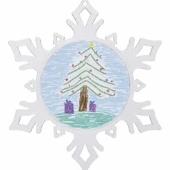 Snapins Snowflake Ornament, Pack Of 24