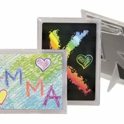 Snapins Rectangular Button-Frame, Pack Of 12