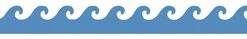 Hygloss Classroom Borders, Blue Waves, 3 X 36 Inches, Pack Of 12