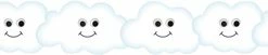 Hygloss Classroom Borders, Clouds, 3 X 36 Inches, Pack Of 12