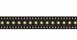 Teacher Created Resources TCR Black Marquee Magnetic Border, 1-1/2 X 24 Inches, 12 Strips