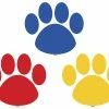 Teacher Created Resources Colorful Paw Prints Magnetic Accents, Set Of 18 -schoolspecialty store 1596830 A ecommfullsize