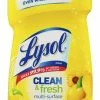 Lysol Clean/Fresh Lemon Cleaner, 40 Ounces, Pack Of 9, Yellow -schoolspecialty store 1602869 SPR ecommfullsize