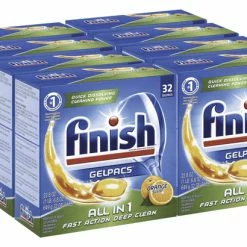 Finish Dish Detergent, Orange, 1.3 Ounces, Pack Of 8