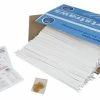 Artstraws Street Paper Unwaxed Artstraws, 4 Millimeter, White, Pack Of 1800