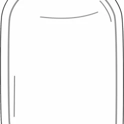 Schoolgirl Style Industrial Chic Mason Jars Cut-Outs, 36 Pieces