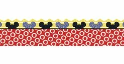 Eureka Mickey Color Pop! Peeking Head Deco Trim, 3-1/4 X 37 Inches, 12 Strips