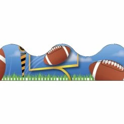 Eureka Football Deco Trim, 2-1/4 X 37 Inches, 12 Strips