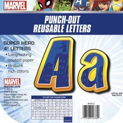 Eureka Marvel Super Hero Adventure Deco Letters, 4 Inches, 223 Pieces