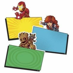 Eureka Marvel Super Hero Adventure Paper Cut-Out's, 5-1/2 Inches, Pack Of 36