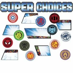 Eureka Marvel Super Choices Mini Bulletin Board Set, 19 Pieces