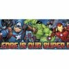 Eureka Marvel Horizontal Knowledge Is Our Super Power Banner, 45 X 12 Inches