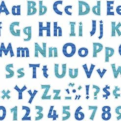 Barker Creek Sea And Sky Letter Pop-Outs, 4 Inches, Set Of 255 -schoolspecialty store 2004956 B ecommfullsize