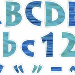 Barker Creek Sea And Sky Letter Pop-Outs, 4 Inches, Set Of 255 -schoolspecialty store 2004956 D ecommfullsize