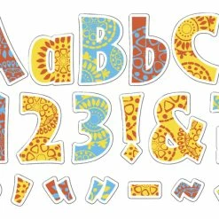 Barker Creek Moroccan Letter Pop-Outs, 4 Inches, Set Of 255 -schoolspecialty store 2004964 D ecommfullsize