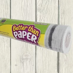 Teacher Created Resources Better Than Paper Bulletin Board Roll, White Wood