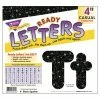 TREND Enterprises, Inc. Trend Enterprises Black Sparkle Font Ready Letters, 4 Inches, 182 Pieces -schoolspecialty store 2006585 A ecommfullsize