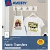 Avery Inkjet Iron On Transfer For Light Fabric, 8-1/2 X 11 Inches, White, Pack Of 18 -schoolspecialty store 2007004 A ecommfullsize