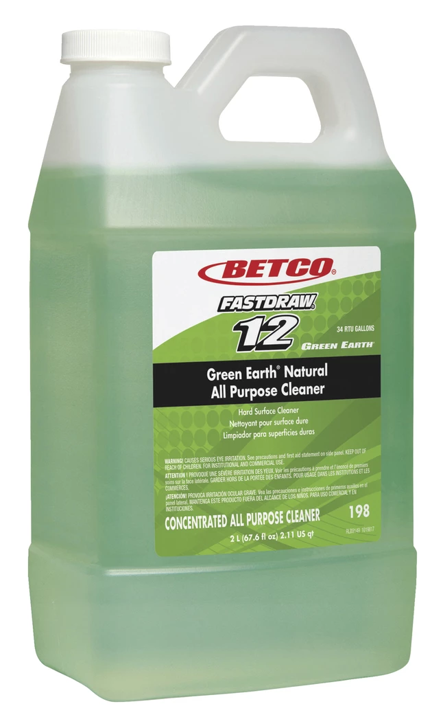 Betco Corp Green Earth Natural All Purpose Cleaner, Concentrated, Bio-based, 67.63 Fluid Ounces 3 Betco Corp Green Earth Natural All Purpose Cleaner, Concentrated, Bio-based, 67.63 Fluid Ounces