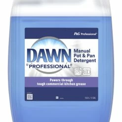 Dawn Manual Pot & Pan Detergent, Liquid, 5-Gallon, Translucent Blue