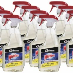 Windex Multisurface Disinfectant Spray, 32 Ounces, Case Of 12