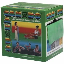CanDo Exercise Band, Medium Band, 50 Yards, Green