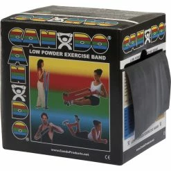 CanDo Exercise Band, Extra Heavy Band, 50 Yards, Black