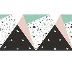 Eureka Simply Sassy Extra Wide Deco Trim, Diamond, 3-1/4 Inches X 37 Feet