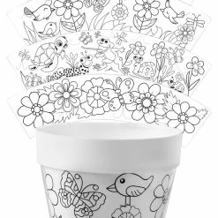 Snapins Design Your Own Flower Pot, 4 Inserts